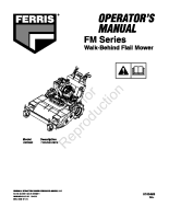 Ferris FM Series Flail Operator Manual