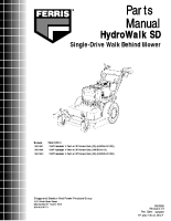 Ferris HWKAV15 Illustrated Parts Manual