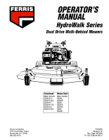 Ferris Hydro-Walk Dual Drive Operator Manual