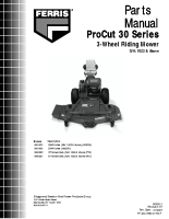 Ferris ProCut 30 Parts Manual