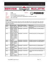 Ferris Service Bulletin F100 Fuel Starvation Caused By Inadequately Vented Fuel Caps